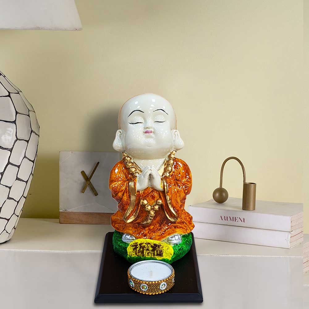 Baby Resin Baby Monk Buddha Statue
